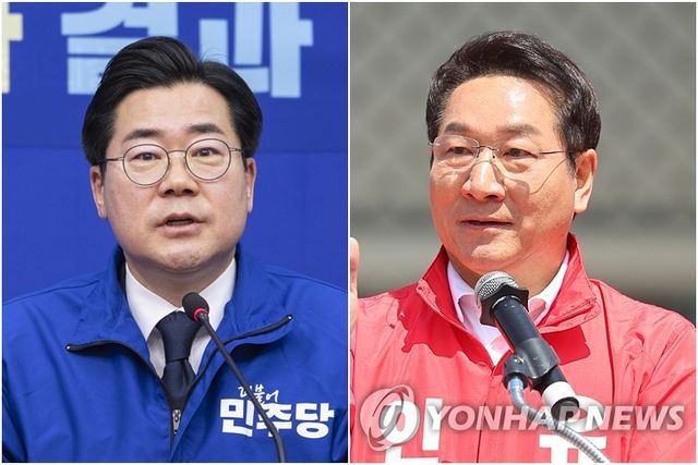 인천시장 후보 박찬대·유정복