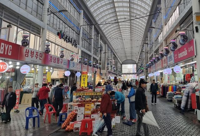 지난 20일 방문한 대전 중앙시장 