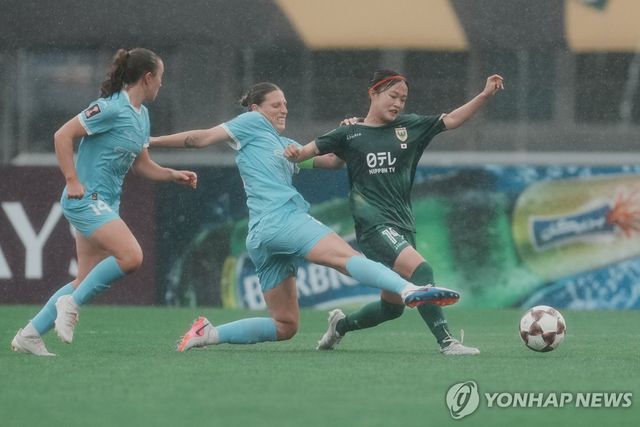 도쿄 베르디와 멜버른의 경기 모습. 
