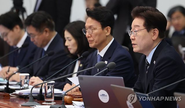 이재명 대통령, 국무회의 발언