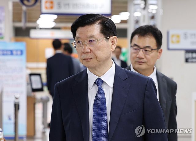 법정 향하는 박종준 전 대통령 경호처장