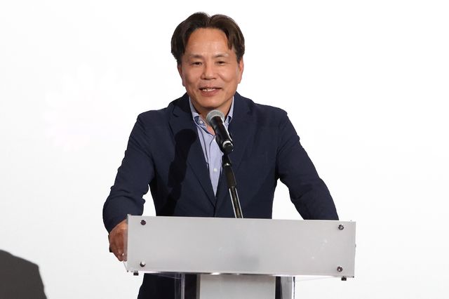 '제8회 아프리카영화제' 개막식서 개회사 하는 김영채 한·아프리카재단 이사장