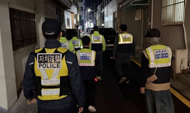 순찰하는 제주자치경찰