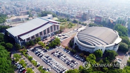 전주화산체육관 전경