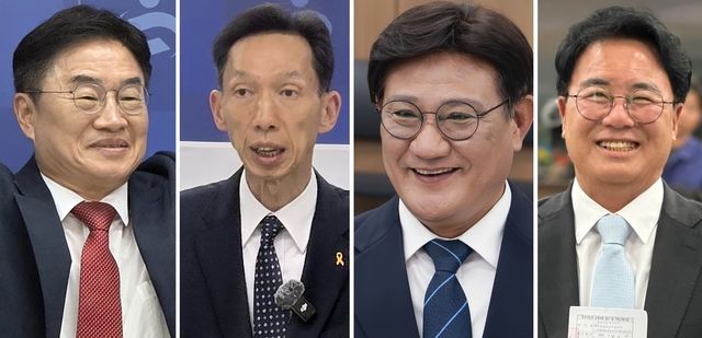 경남도교육감 후보 4인
