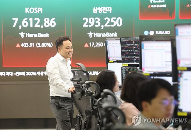 삼성전자 주가 '방긋'