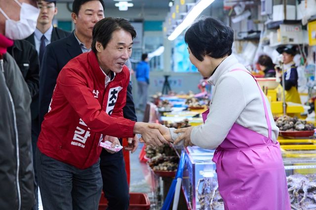 최윤홍 부산교육감 후보 시민 만남