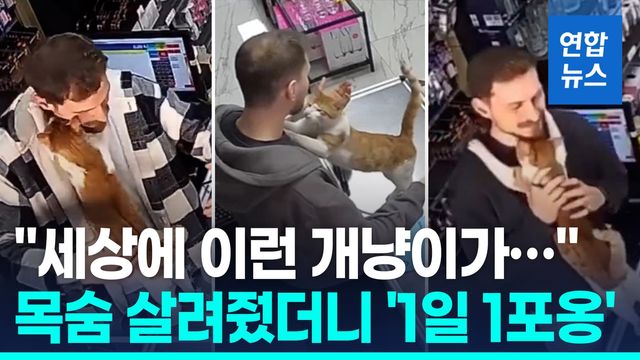 [영상] "내 고양이는 허그냥"…두 발로 주인 목 껴안고 - 2
