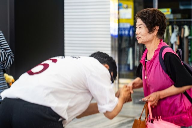첫 공식 선거운동 하는 한동훈 후보