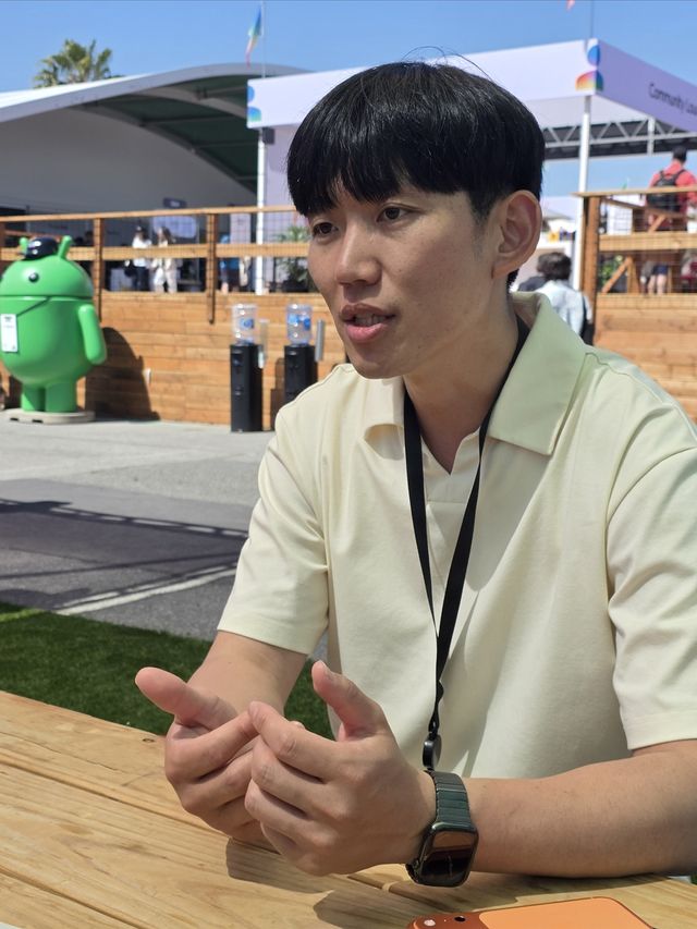 인터뷰하는 AI 기반 언어 학습 앱 '트이다'의 장지웅 최고경영자(CEO)