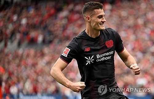 독일 레버쿠젠에서 뛰는 체코 국가대표 공격수 파트리크 시크.