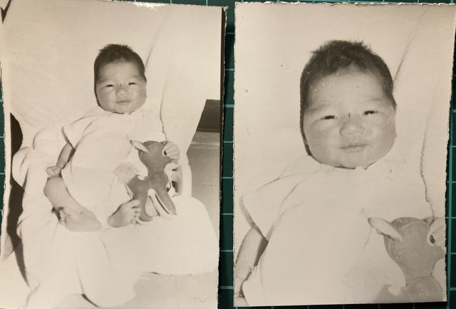덴마크 입양 한인 송자영 씨의 어릴 적 모습