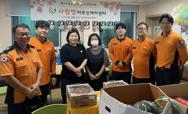 울산 소방공무원들, 시민 보내준 감사 선물에 더 보태 다시 기부 