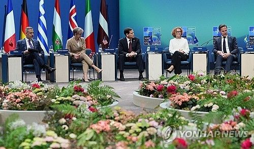 22일 스웨덴 헬싱보리에서 열린 나토 외무장관 회의 [AFP=연합뉴스] 