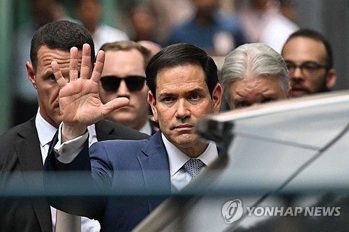 인도 방문한 루비오 미국 국무장관