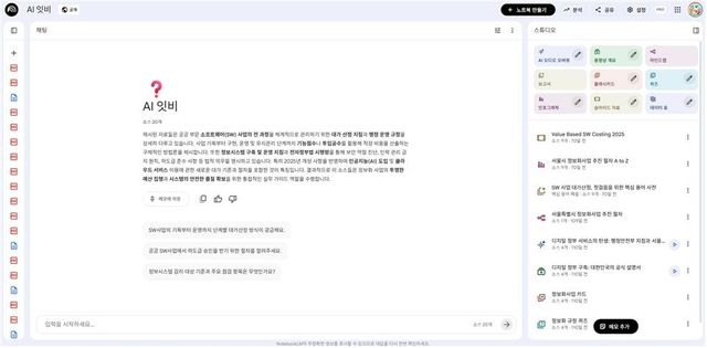 서울시가 도입한 인공지능(AI) 기반 IT 업무비서 '잇비' 화면
