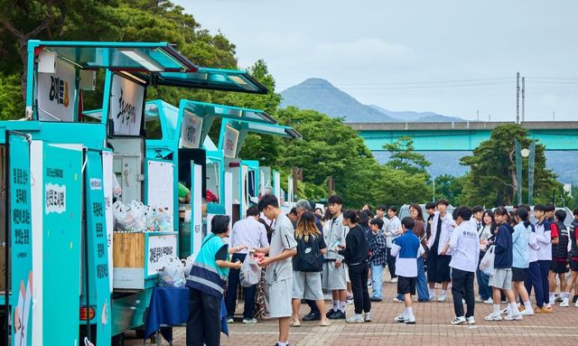 배민, 부산소년체전서 무료 푸드트럭 운영 