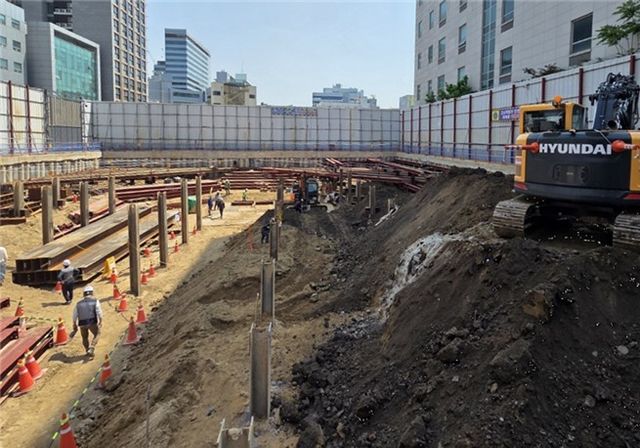 굴착 공사 현장