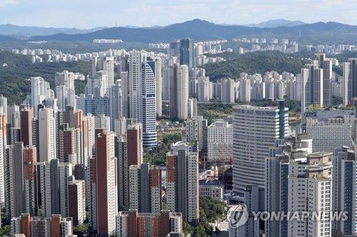 헬기에서 본 수원