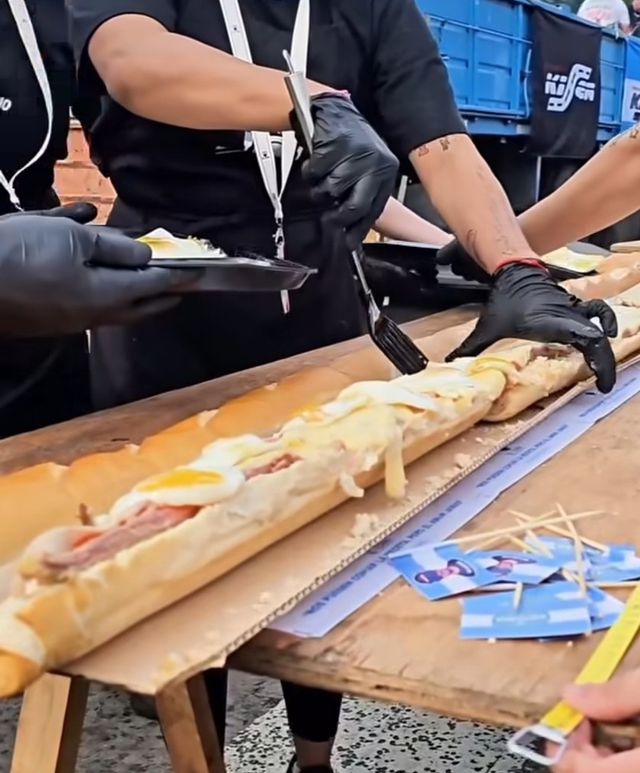 세계 최장 샌드위치 도전 행사