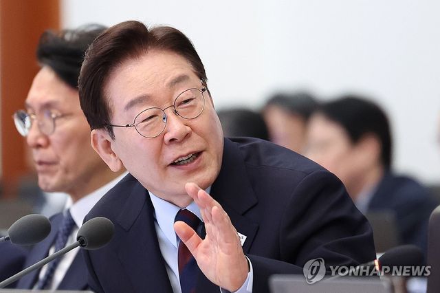 발언하는 이재명 대통령