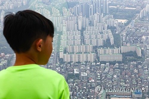 서울 아파트 및 빌라단지 모습