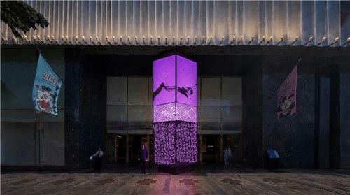 롯데백화점 부산본점 '보라색 청사초롱' 조감도