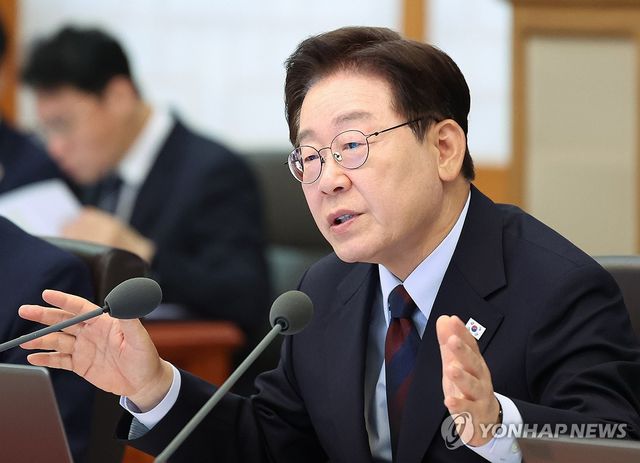 이재명 대통령, 국무회의 발언