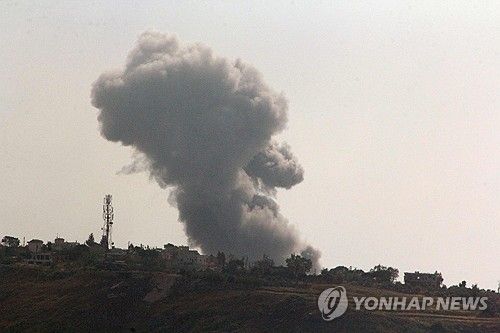 이스라엘군의 레바논 남부 공습 재개
