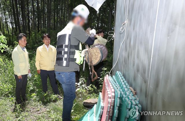 김광용 재난안전관리본부장, 의암호 불법시설 행정대집행 현장점검