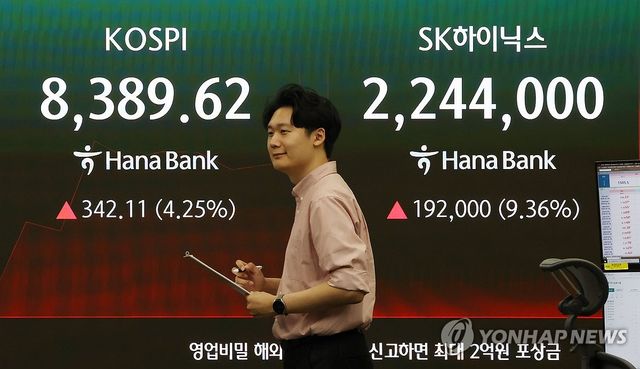 계속 오르는 SK하이닉스 주가
