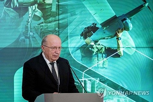 안드리우스 쿠빌리우스 EU 방위·우주 담당 집행위원 [AFP=연합뉴스 자료사진. 재판매 및 DB 금지] 