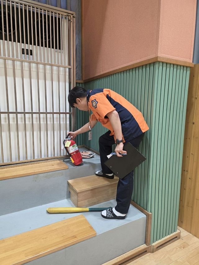 화재 안전 조사하는 강원소방