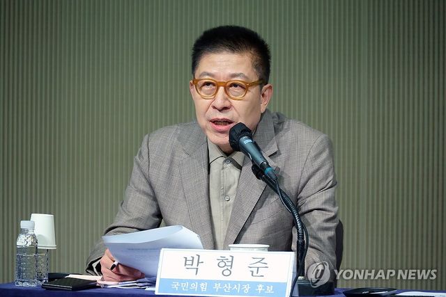 관훈토론회 참석한 박형준