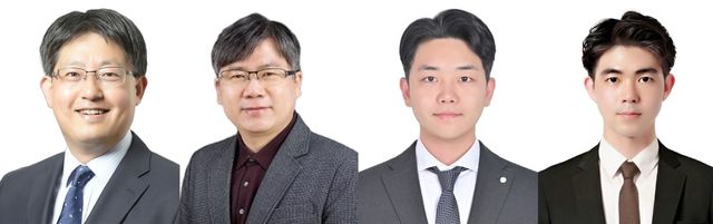 권인찬·태기융 교수, 이재훈 박사, 정준영 석박통합과정생(왼쪽부터)