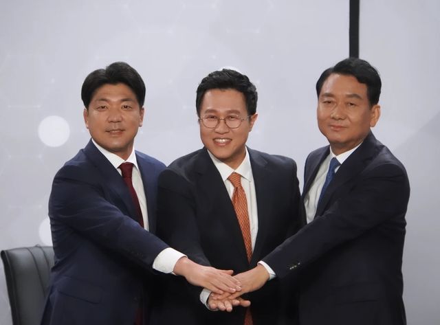 이용, 김성열, 이광재 후보