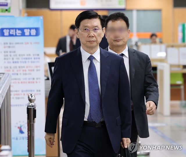 법정 향하는 박종준 전 대통령 경호처장