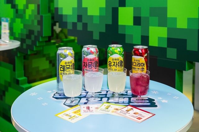 롯데칠성음료 과실탄산주 '순하리 진'