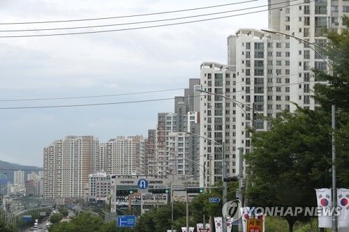 구리시 갈매지구 아파트 모습 [연합뉴스 자료사진]