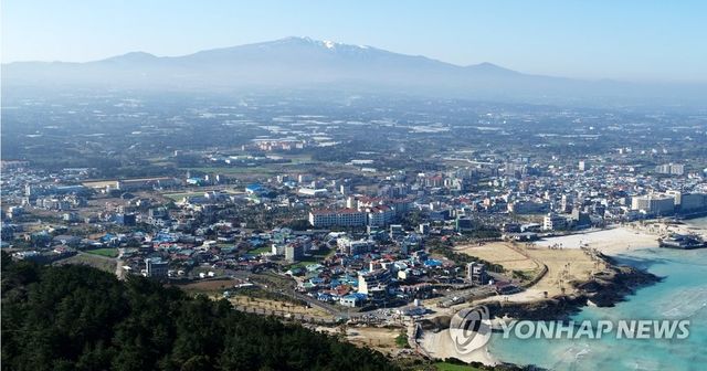 맑은 날씨 보인 제주