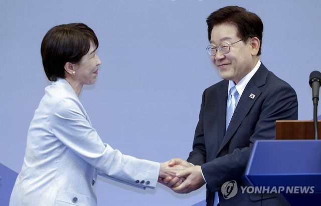 공동언론발표 마친 한-일 정상