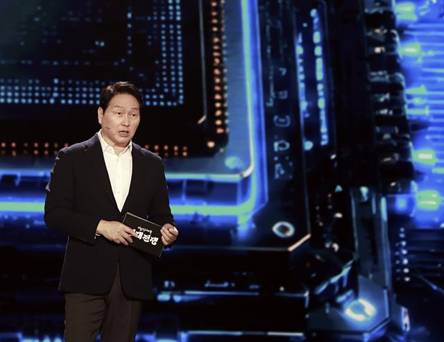 인재전쟁2에서 특강 하는 최태원 SK그룹 회장