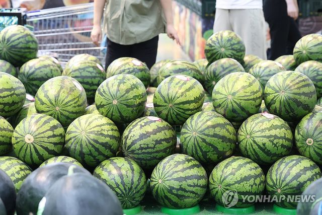 본격 더위 전 수박 인기