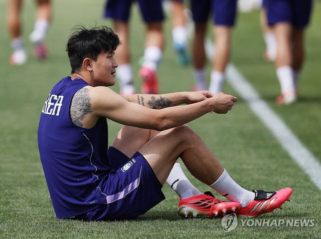 대표팀 합류한 김민재