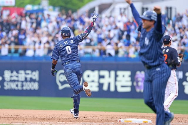 역전 끝내기 3점포 터뜨린 삼성 디아즈