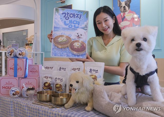 이마트 몰리스, 반려견 전용 냉면·빙수 출시