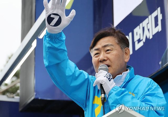 김관영 전북도지사 후보 유세