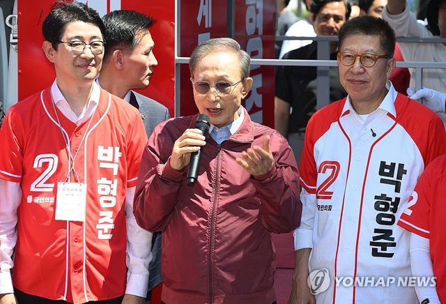 박형준 지원 나선 이명박