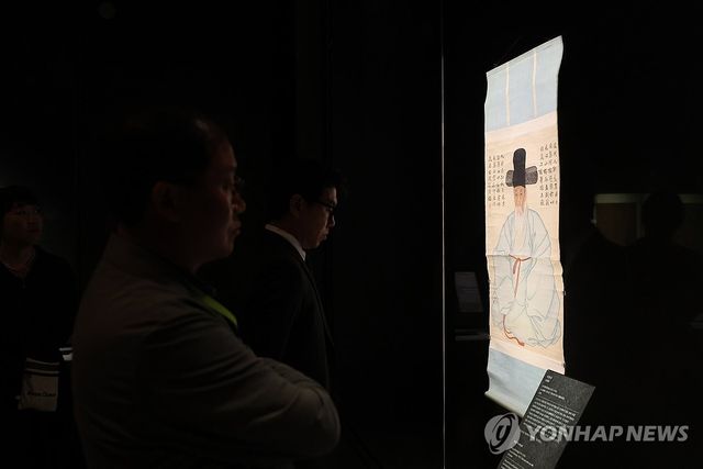 단원 김홍도 스승 '강세황의 자화상'