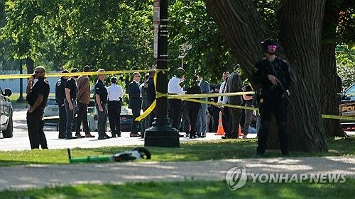 워싱턴DC서 발생한 총격사건 현장